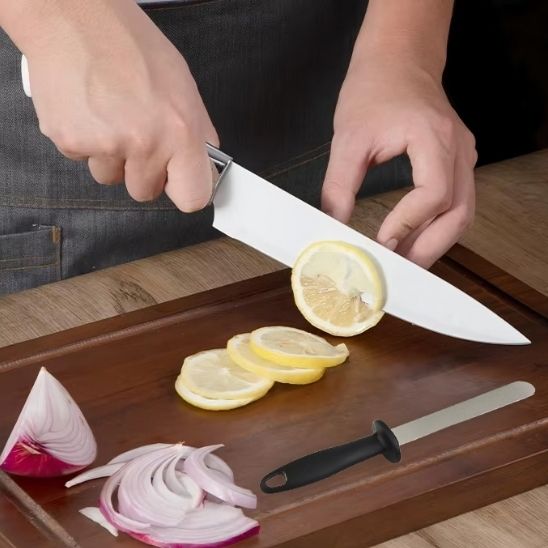 Aiguiseur de couteau compact efficace, résultats impressionnants