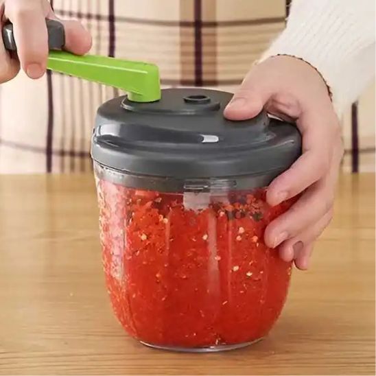 hachoir manuel rapide stable, préparez une salsa fraiche