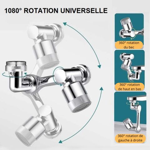 robinet magique pivotant | robirotation™