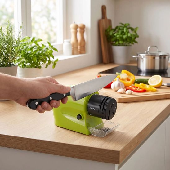 aiguiseur couteau electrique sécurité efficace pour toute la famille