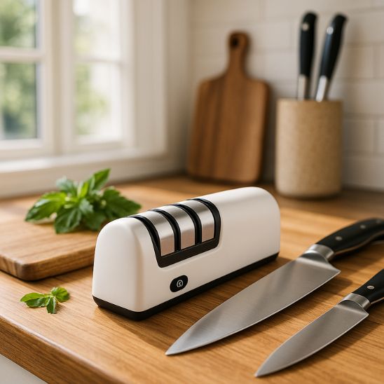 aiguiseur couteau electrique ultra-compact le plaisir aiguiseur toujours prêt