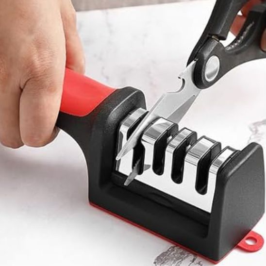 Aiguiseur couteau robuste efficace, insérez simplement la lame.