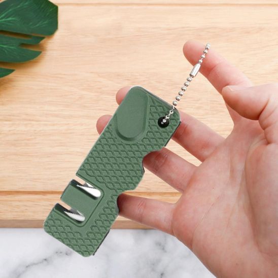 aiguiseur de couteau simple efficace la couleur vert
