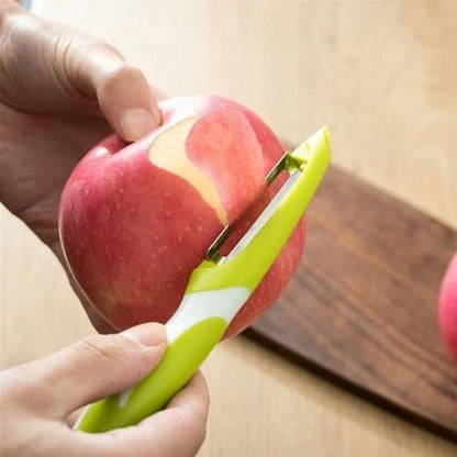 Économe double confort, elle tranche efficacement
