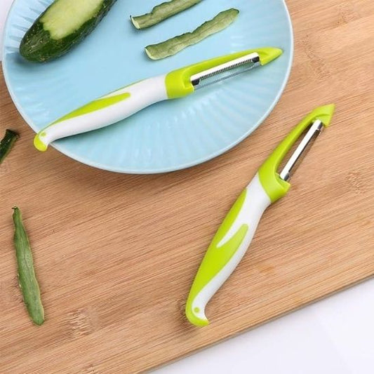 Économe double confort, sur tous vos fruits et légumes