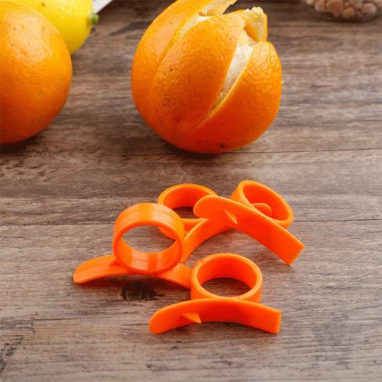 Éplucheur orange Anneauactif, savoure enfin ses vitamines quotidiennes.