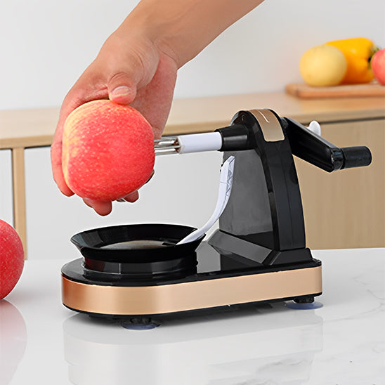 eplucheur pomme couprotatif en quelques secondes