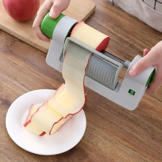 eplucheur pomme decocreatif realise maintenant des plats.
