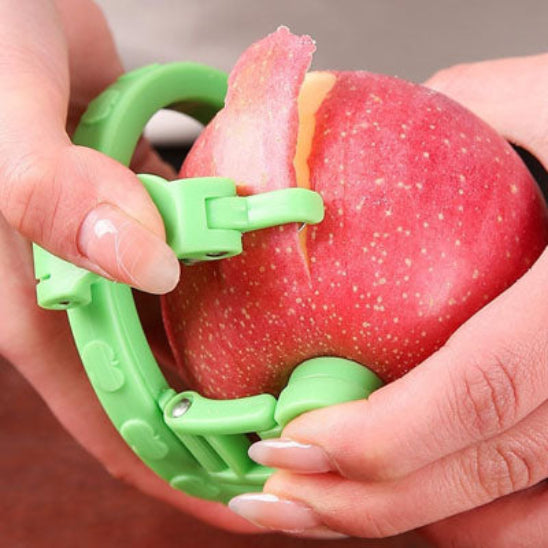 Éplucheur pomme, pomrotatif, ressenti de l'inconfort