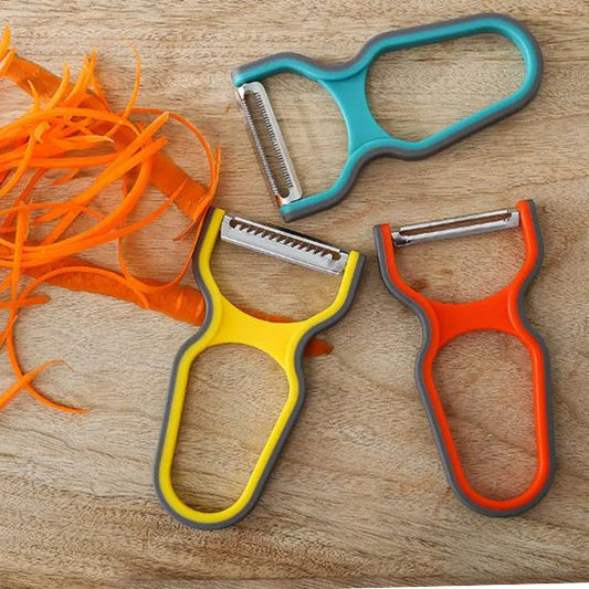 Éplucheur trois inox, des outils robustes