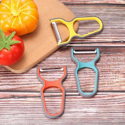 Éplucheur trois inox, petits outils robustes