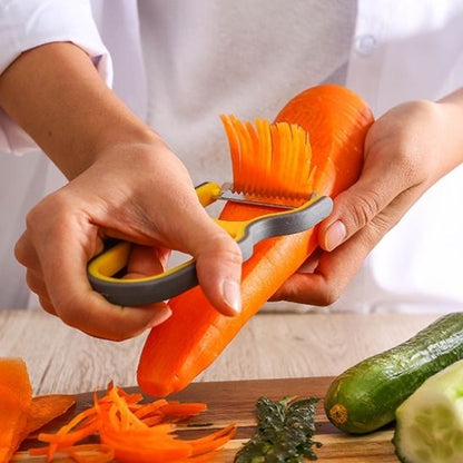 Éplucheur trois inox, tous vos besoins culinaires