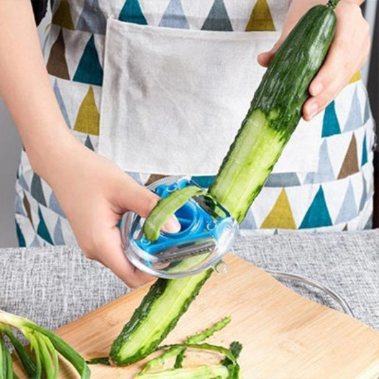 Éplucheur troispositions, retrouvez le plaisir de cuisiner.
