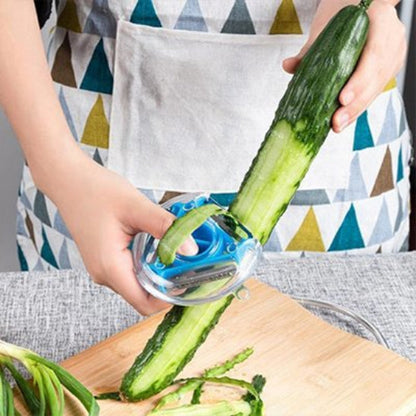 Éplucheur troispositions, retrouvez le plaisir de cuisiner.