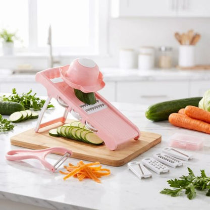 mandoline cuisine maestro innovant couleur rose