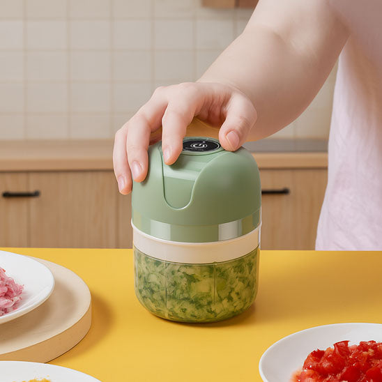 mini hachoir electrique robuste puissant un mélange délicat et parfume