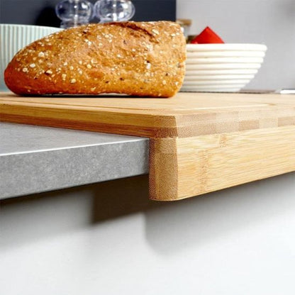 planche à découper en bois intègre facile bord d'extrémité unique
