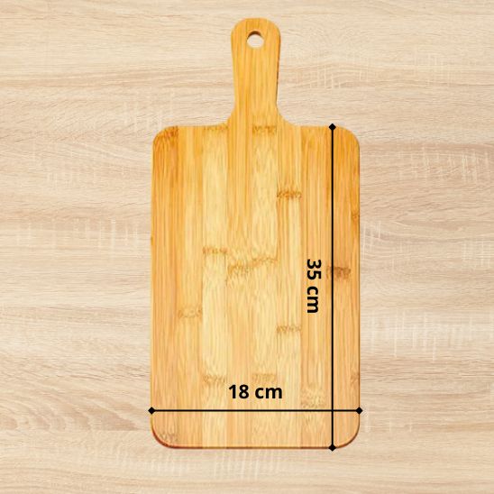 planche à découper en bois massif élégance vous offrant la grande 35 18