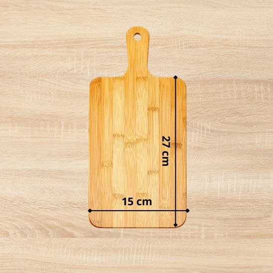 planche à découper en bois massif élégance vous offrant la petite 27 15
