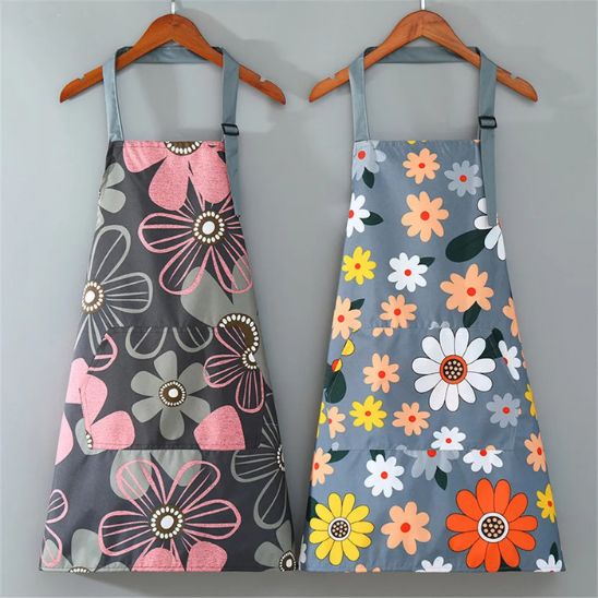 TABLIER DE CUISINE FLORAL IMPERMEABLE | MULTI-USAGE™