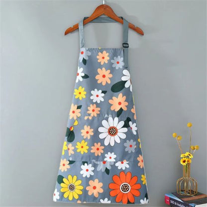 TABLIER DE CUISINE FLORAL IMPERMEABLE | MULTI-USAGE™