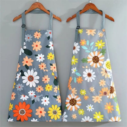 TABLIER DE CUISINE FLORAL IMPERMEABLE | MULTI-USAGE™