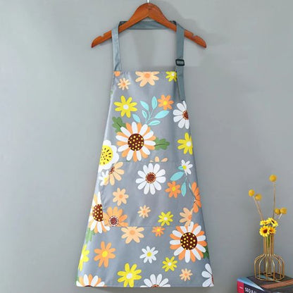 TABLIER DE CUISINE FLORAL IMPERMEABLE | MULTI-USAGE™